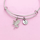 Silver Flying Eagle Charm Bracelet, NN348