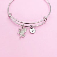 Silver Flying Eagle Charm Bracelet, NN348