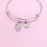 Silver Flying Eagle Charm Bracelet, NN348