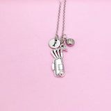 Silver Golf Club Charm Necklace, N1945