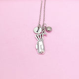 Silver Golf Club Charm Necklace, N1945