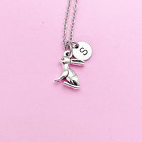 Silver Rabbit Charm Necklace, AN1109