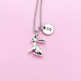 Silver Rabbit Charm Necklace, AN1109