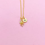 Gold Flower Necklace, N3320