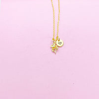 Gold Flower Necklace, N3320