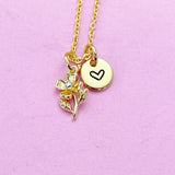 Gold Flower Necklace, N3320