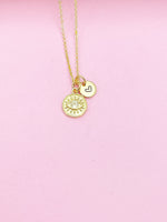 Gold Evil Eye Charm Necklace, Proctective Birthday Mother's Day Gifts Ideas Personalized Customized Made to Order, N3561