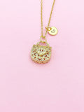 Gold Purse Handbags Charm Necklace Personalize Customize Jewelry, N4138