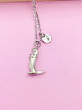 Silver River Otter Charm Necklace Sea Otter Birthday Mother's Day Gifts Ideas Personalized Customized Made to Order, N2104