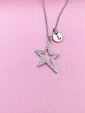 Silver North Star Charm Necklace Graduation Birthday Mother's Day Gifts Ideas Personalized Customized Made to Order, AN2978