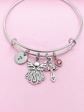 Guardian Angel Cross Charm Bracelet Personalize Customize Jewelry, N5570