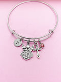 Guardian Angel Cross Charm Bracelet Personalize Customize Jewelry, N5570