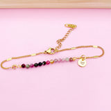 Natural Tourmaline Bracelet in Gold, N4065
