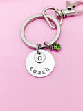 Coach Keychain inn Silver Best Christmas Gifts for School Sport Team Coach, D088