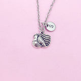 Turkey Necklace in Silver, Keychain and Bracelet in Option, N1901
