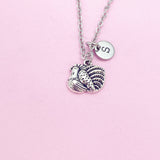 Turkey Necklace in Silver, Keychain and Bracelet in Option, N1901