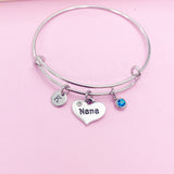 Nana Heart Bracelet in Silver, N743