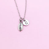 Football Necklace in Silver, Keychain and Bracelet in Option, N33