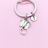 Ocean Manta Ray Fish Keychain in Silver, Stingray, Necklace and Bracelet in Option, N2259