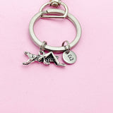 Grasshopper Keychain in Silver, N309D