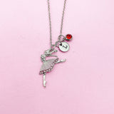 Ballet Necklace in Silver, N4427