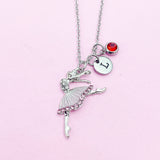 Ballet Necklace in Silver, N4427
