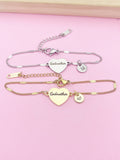 Godmother Bracelet in Gold or Silver, Stainless Steel Bracelet, AD446