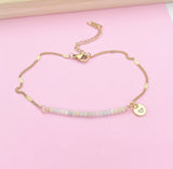 Natural Morganite Bracelet in Gold, N4070
