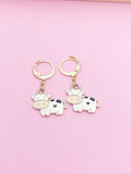 Cute Cow Earrings, Cow Calf Cattle Perfect Gift for Farmers, N3054
