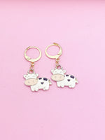 Cute Cow Earrings, Cow Calf Cattle Perfect Gift for Farmers, N3054