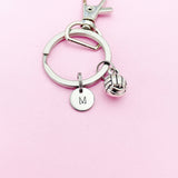 Water Polo Keychain, Initial Charm, Team Gift
