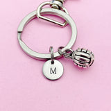Water Polo Keychain, Initial Charm, Team Gift