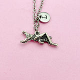 Grasshopper Necklace in Silver, N309