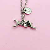 Grasshopper Necklace in Silver, N309