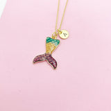 Mermaid Tail Necklace in Gold, N5577