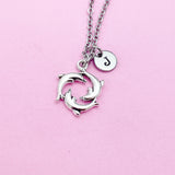 Dolphin Necklace in Silver or Gold, N148