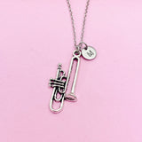 Trumpet Necklace in Silver, N3635