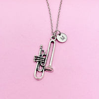 Trumpet Necklace in Silver, N3635