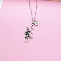 Trumpet Necklace in Silver, N3635