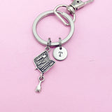 Manicure Set Keychain in Silver, AN5282