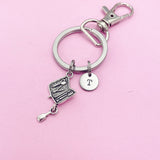Manicure Set Keychain in Silver, AN5282