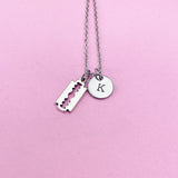 Blade Necklace in Silver, N143