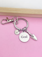 Goal Shovel Customize Keychain Motivation Graduation Gifts Ideas, D443