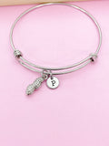 Silver Peanut Bracelet Birthday Personalized Customize Gifts, N1435B