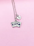 Stainless Steel Poker Charm Necklace, Playing Card Charm Necklace, Poker Charm, Card Suit Charm, Club Card Charm, Christmas Gift, N577