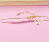 Gold Natural Tourmaline Bracelet Personize Customize Gemstone Jewelry, N4069