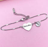 Godmother Heart Charm Bracelet, D446