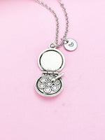 Silver Makeup Charm Necklace, Makeup Artist Gifts, Personalized Gifts, N118