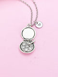 Silver Makeup Charm Necklace, Makeup Artist Gifts, Personalized Gifts, N118