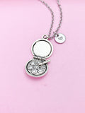 Silver Makeup Charm Necklace, Makeup Artist Gifts, Personalized Gifts, N118
